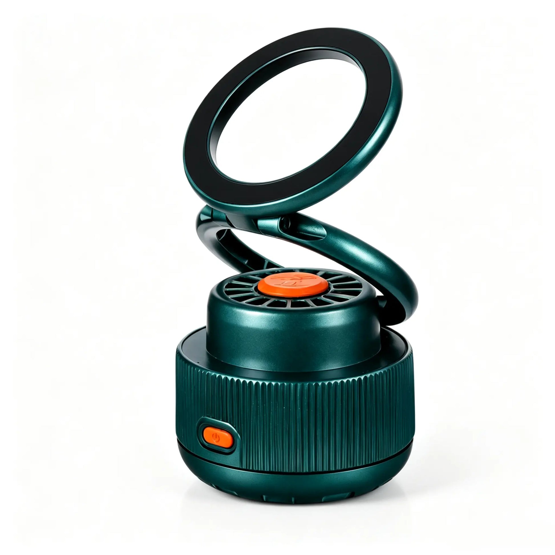 3-In-1 Compact Bluetooth Speaker - Magnetic 360° Rotatable Phone Stand, RGB Light, HD Sound, Portable Wireless Holder with Charging, Battery, Connection, for Office, Gaming, Creative Gift, Audios