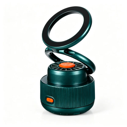 3-In-1 Compact Bluetooth Speaker - Magnetic 360° Rotatable Phone Stand, RGB Light, HD Sound, Portable Wireless Holder with Charging, Battery, Connection, for Office, Gaming, Creative Gift, Audios