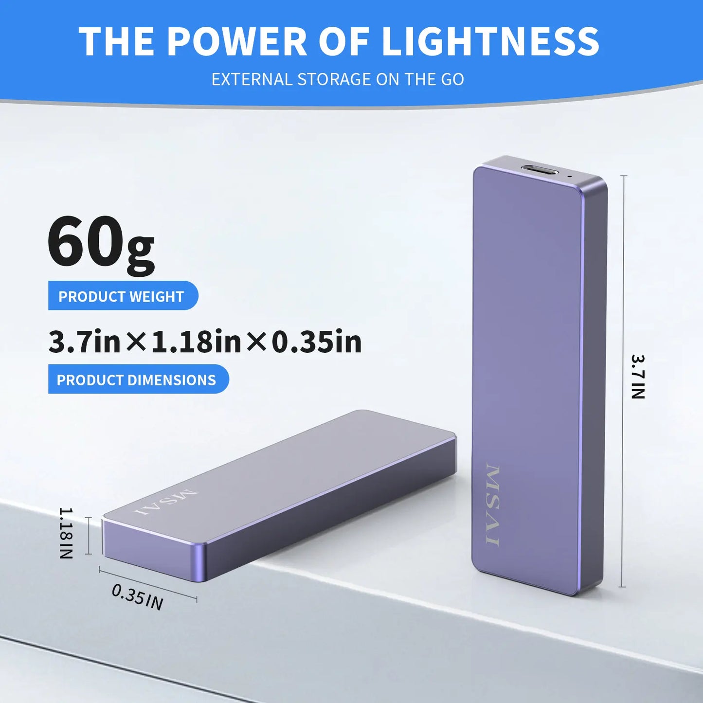 Funnypanda 1TB USB Flash Drive High-Speed USB 3.0 External Storage for Iphone Android PC Mac Foldable Design Easy Connectivity
