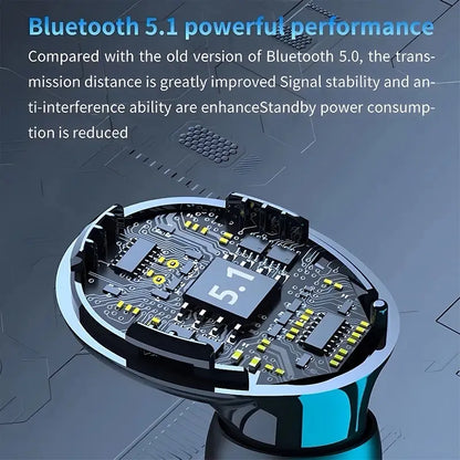 M10 TWS Bluetooth Earphones – Wireless Headset with Mic, Noise Cancelling & Chargeable Portable Box