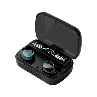 M10 TWS Bluetooth Earphones – Wireless Headset with Mic, Noise Cancelling & Chargeable Portable Box